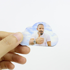 China Factory 60x36mm Sublimation Blank MDF Fridge Magnets for Gift