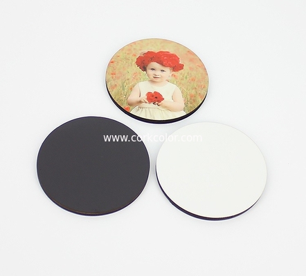 Factory Directly Wholesale Round Shape 60x60mm Sublimation Blank Fridge Magnet