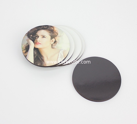 Factory Directly Wholesale Round Shape 60x60mm Sublimation Blank Fridge Magnet