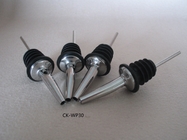2020 Hot Sale Price Stainless Steel Pourer with TPE Stopper Silver with 5mm or 6mm Spout Opening