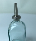 Whosale price silver color cork dasher top for 12mm crocktail or bitter bottler