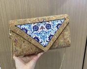 2022 Hot Sell Ladies Faction Shoulder Bag with Eco Cork  24x6x14.5cm