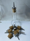 Factory Wholesale Stainless Steel Dasher Top with Cork/TPE Stopper for 20mm Ceramic/Glass Bottle