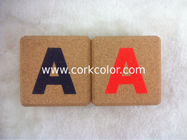 Cork toy block