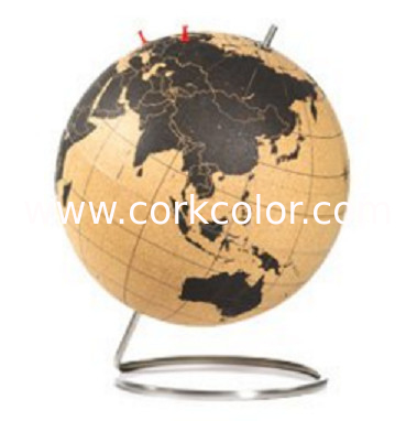 Medium Cork Globe for Map World Diameter 228mm(9'')