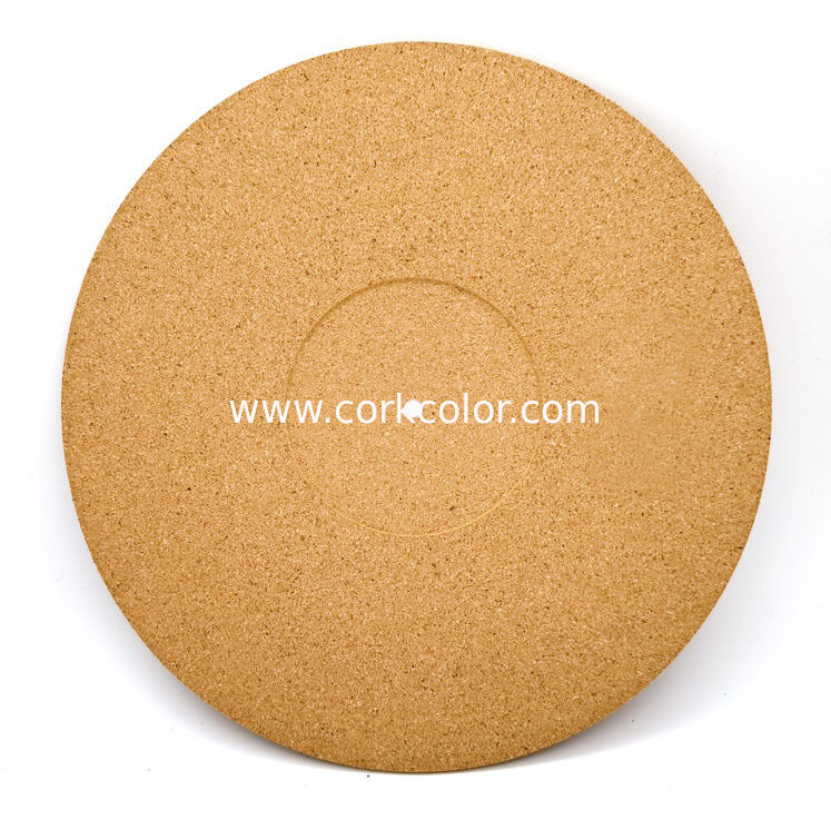 12in Cork Turntable Platter Mat, Non Slip Anti Static Cork Record Mat Pad for Records
