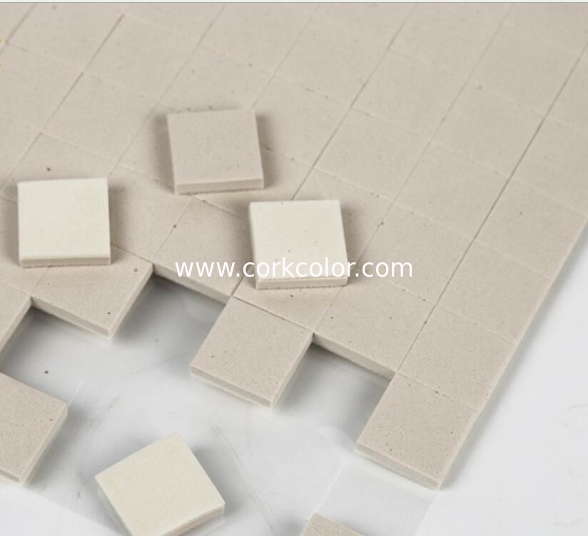 China Factory Wholesale 18x18mm White EVA Seperating Pad for Glass and Mirror