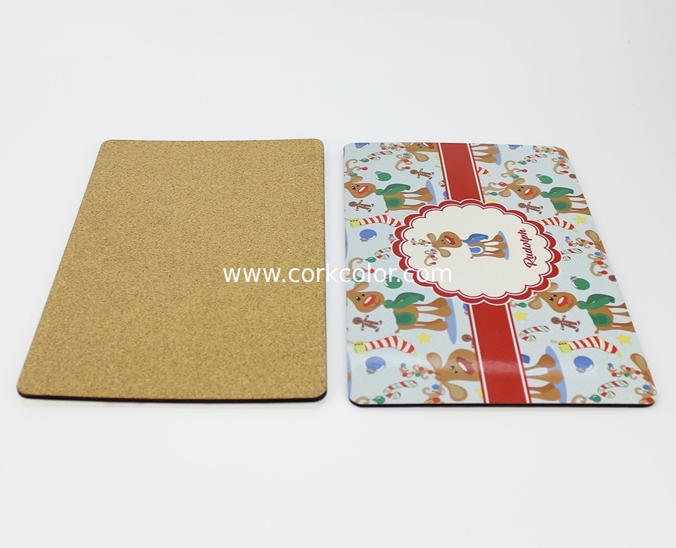 Factory Wholesale 295*210*4mm Sublimation MDF Blank Placemat with White Coating