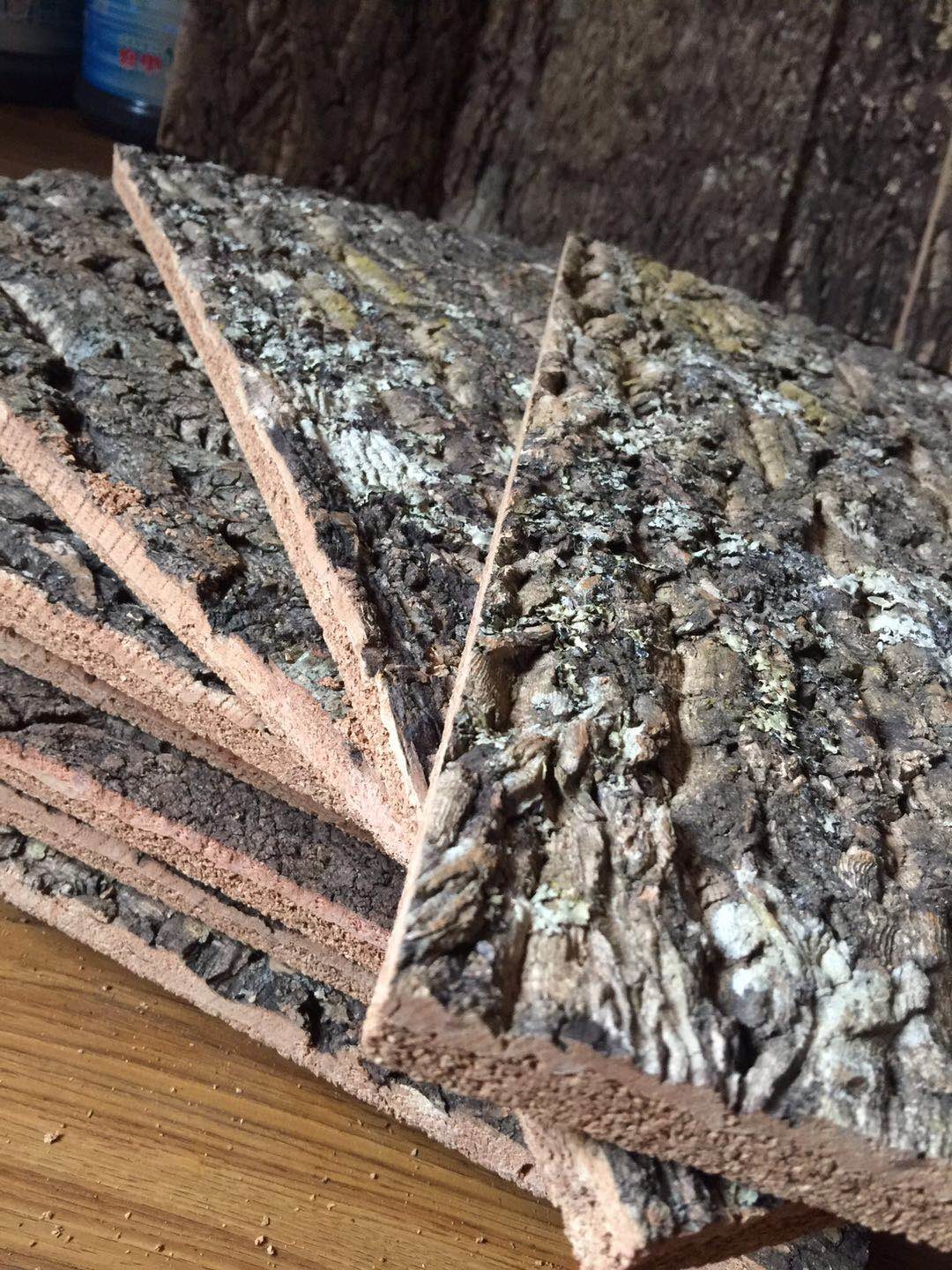 300*600mm Standard Size FristLayer Nature Cork Bark tiles,for Wall