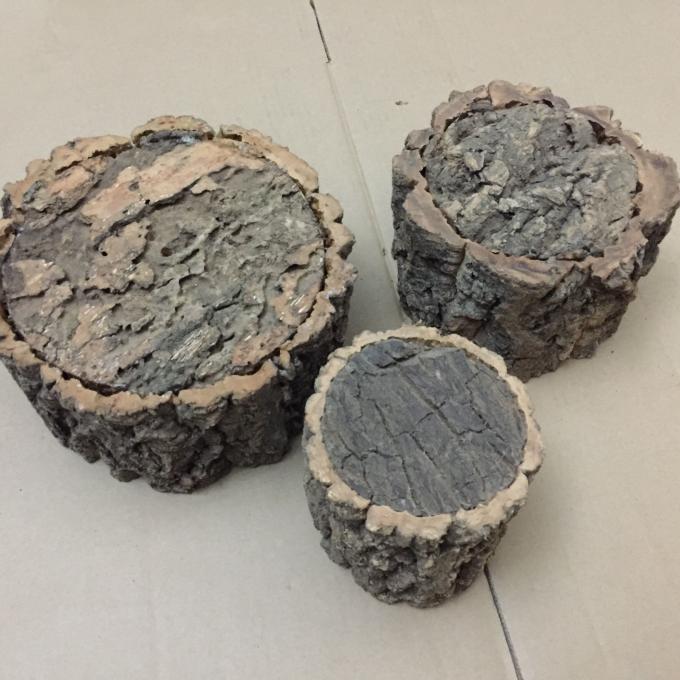 Nature Round Cork Bark Planter for for Gardening, Orchids, or Succulents